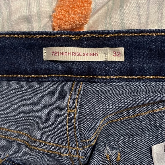 Levi’s Women High Rise Skinny Jeans Sz 32 - Picture 5 of 7
